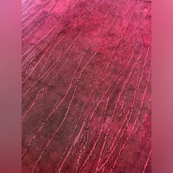 90s Artex Womens Burgundy Sleeveless Swirl Spiral Texture Top Grunge Medium - Picture 5 of 8